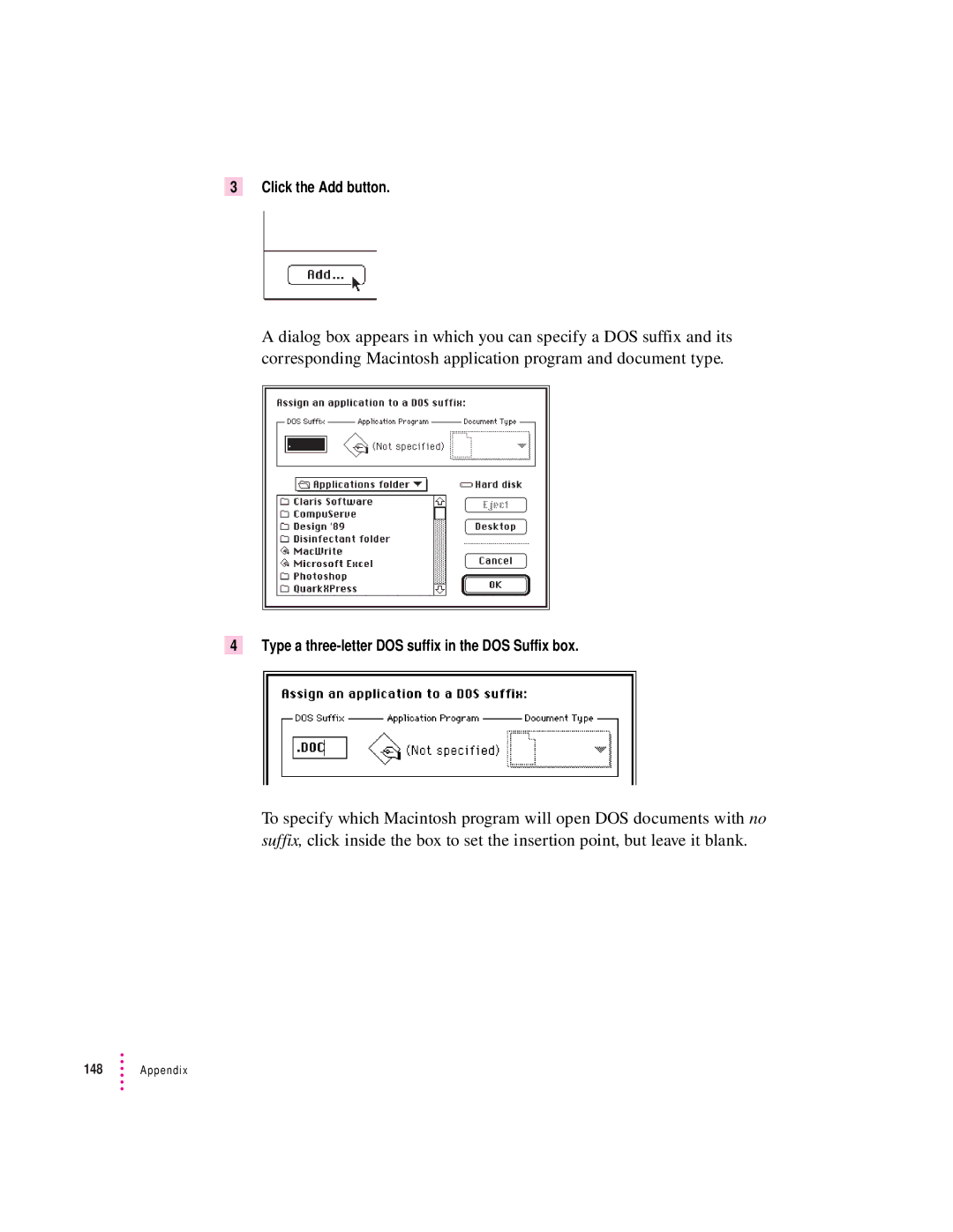 Apple 8100/80AV manual Click the Add button 