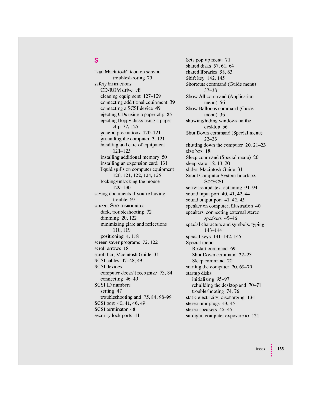 Apple 8200 appendix See Scsi 