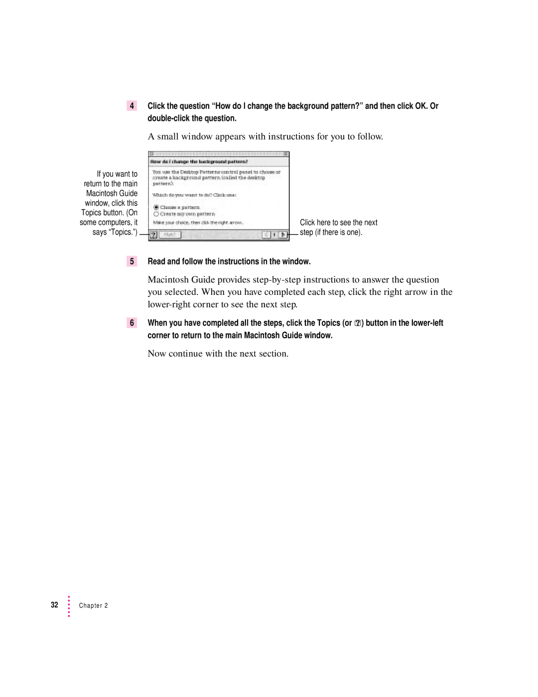 Apple 8500 Series, 8500/150 Series appendix Read and follow the instructions in the window 