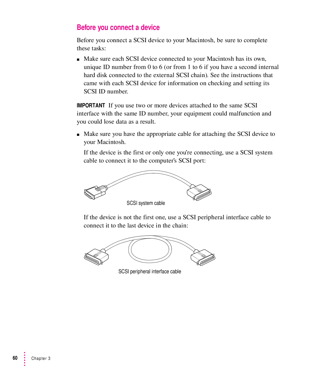 Apple 8500 manual Before you connect a device 