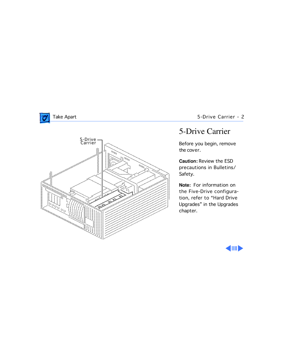 Apple 9150 manual Drive Carrier 