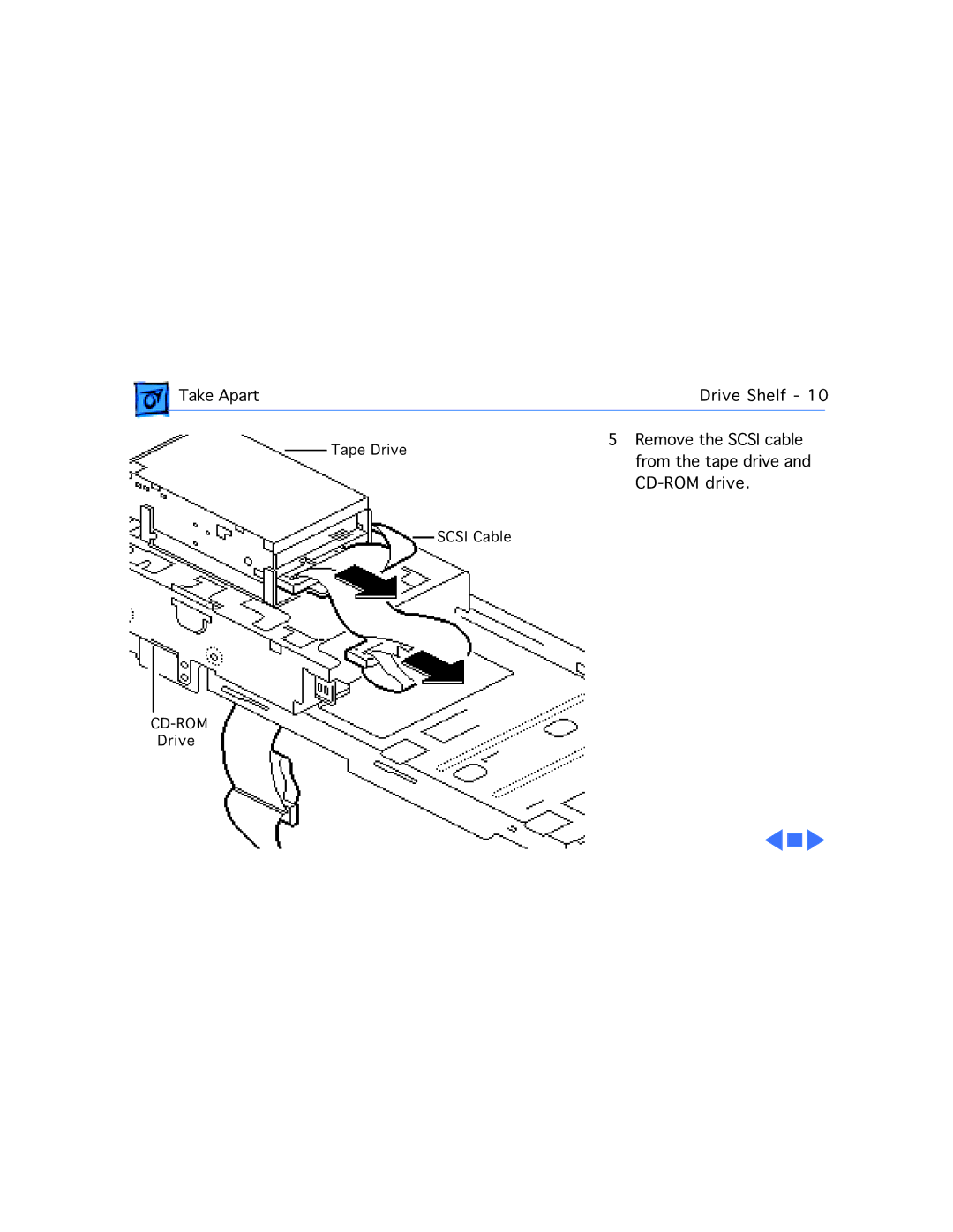 Apple 9150 manual Take Apart Drive Shelf 