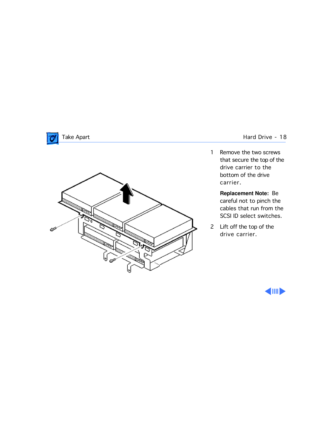 Apple 9150 manual Replacement Note Be 