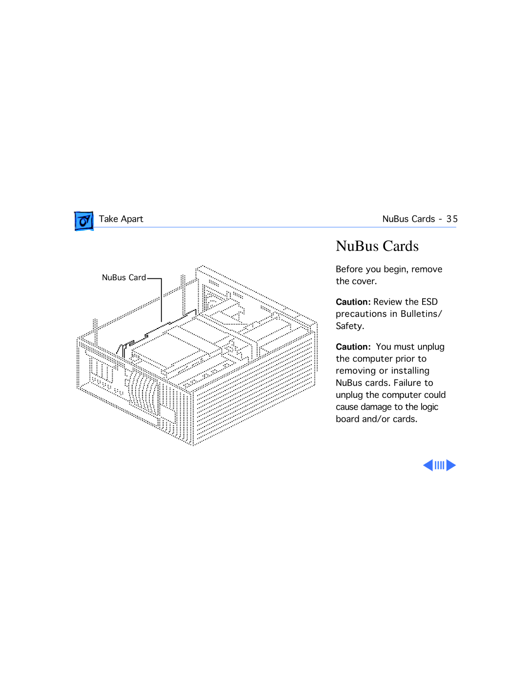 Apple 9150 manual NuBus Cards 