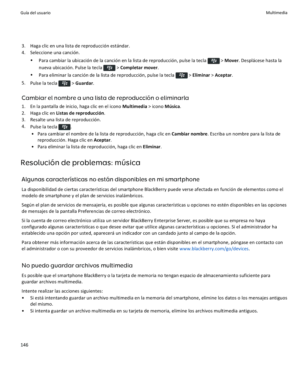 Apple 9350, 9360, 9370 manual Resolución de problemas música, Cambiar el nombre a una lista de reproducción o eliminarla 