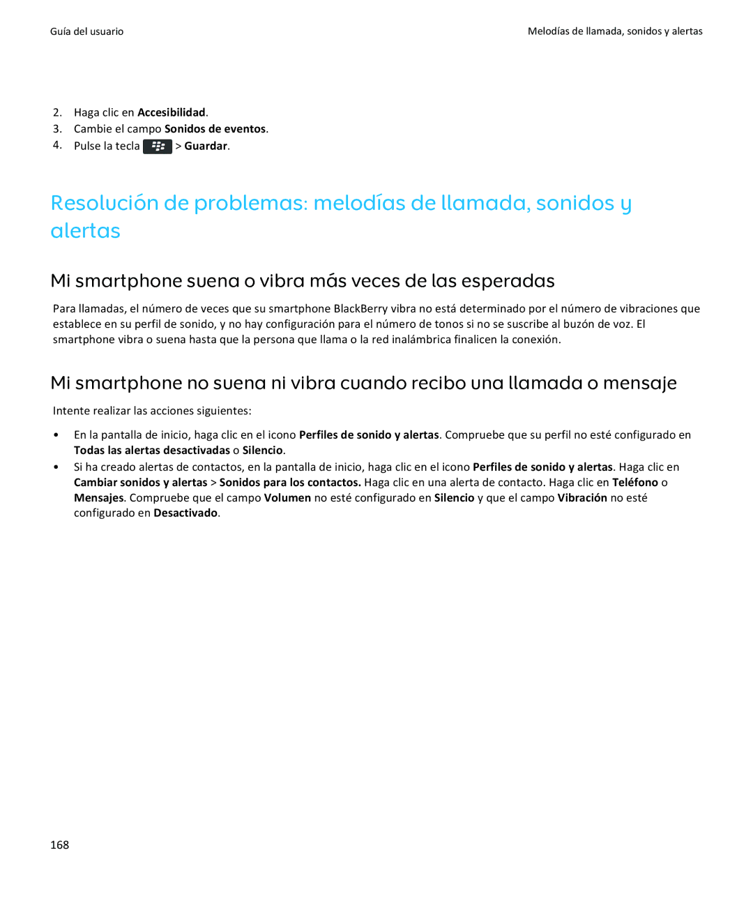 Apple 9370, 9360, 9350 manual Mi smartphone suena o vibra más veces de las esperadas, Cambie el campo Sonidos de eventos 