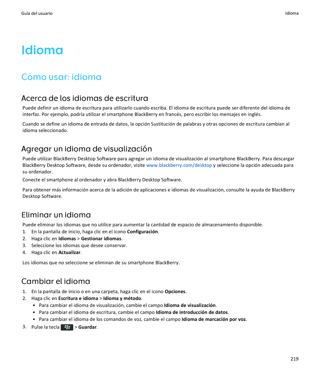 Apple 9370, 9360, 9350 Idioma, Cómo usar idioma, Acerca de los idiomas de escritura, Agregar un idioma de visualización 