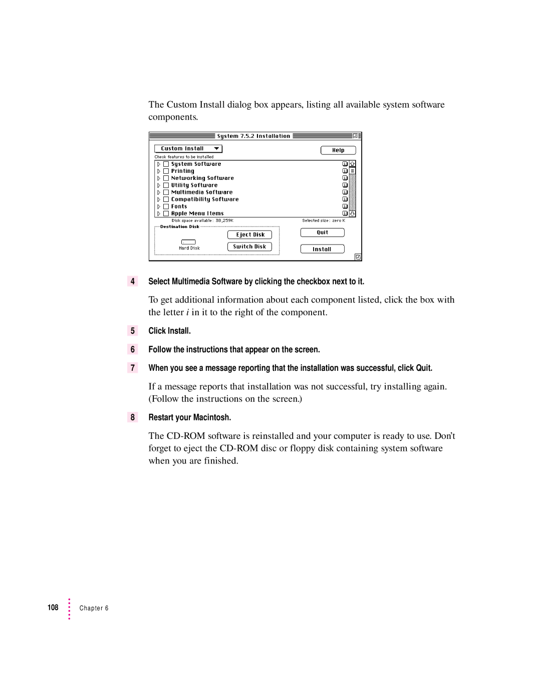 Apple 9500 Series manual Chapter 