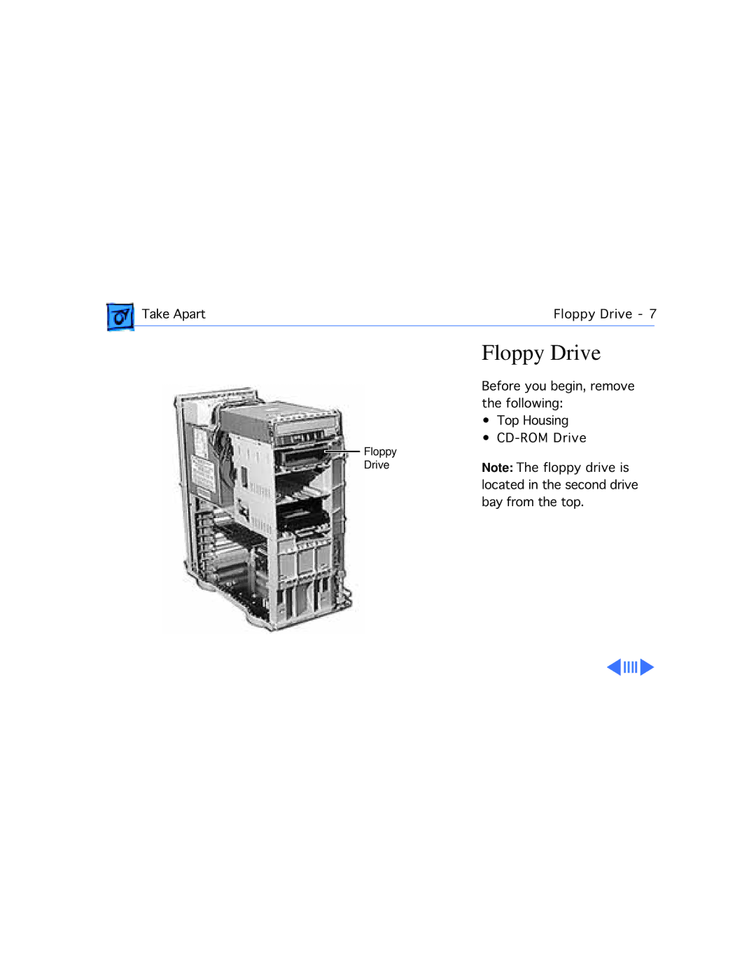 Apple 9500/150, 9500/200, 9500/180MP, 9500/132 manual Floppy Drive 