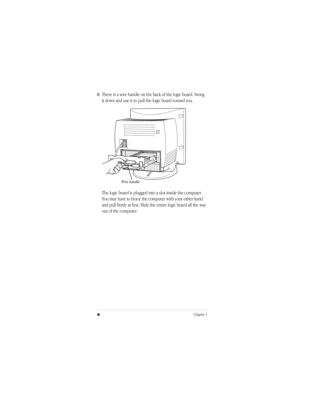 Apple 95014-2084, 030-8681-A user manual Wire handle 