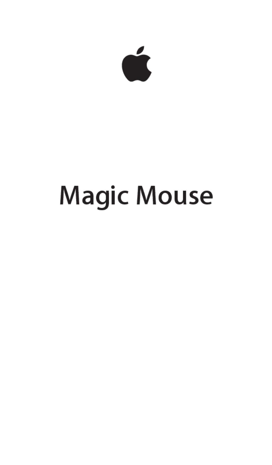 Apple MB829LL/A, A1296, 034-5283-A manual Magic Mouse 