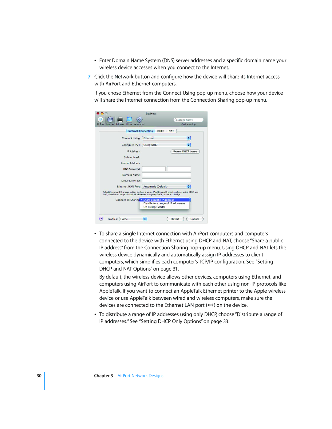 Apple AirPort Networks manual AirPort Network Designs 