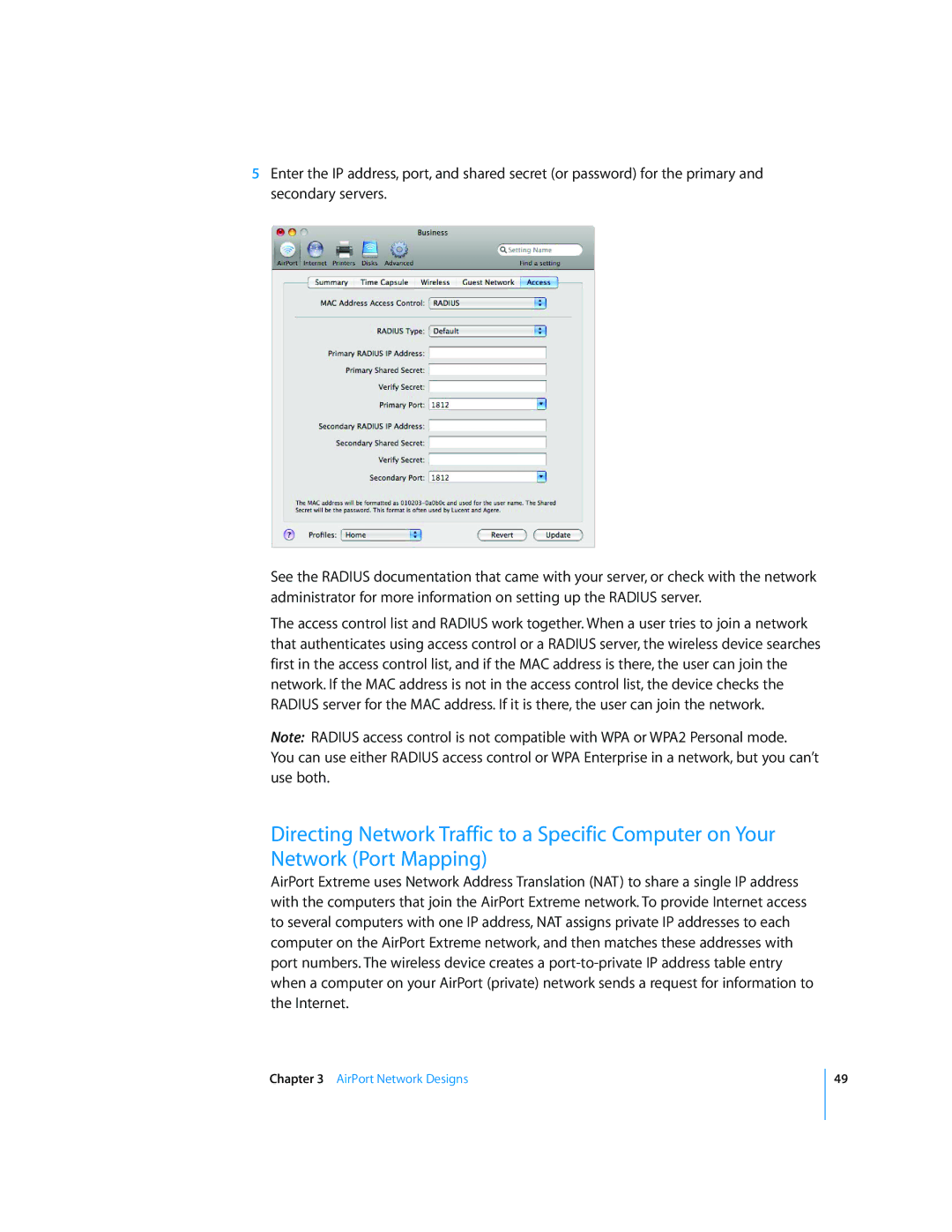 Apple AirPort Networks manual AirPort Network Designs 