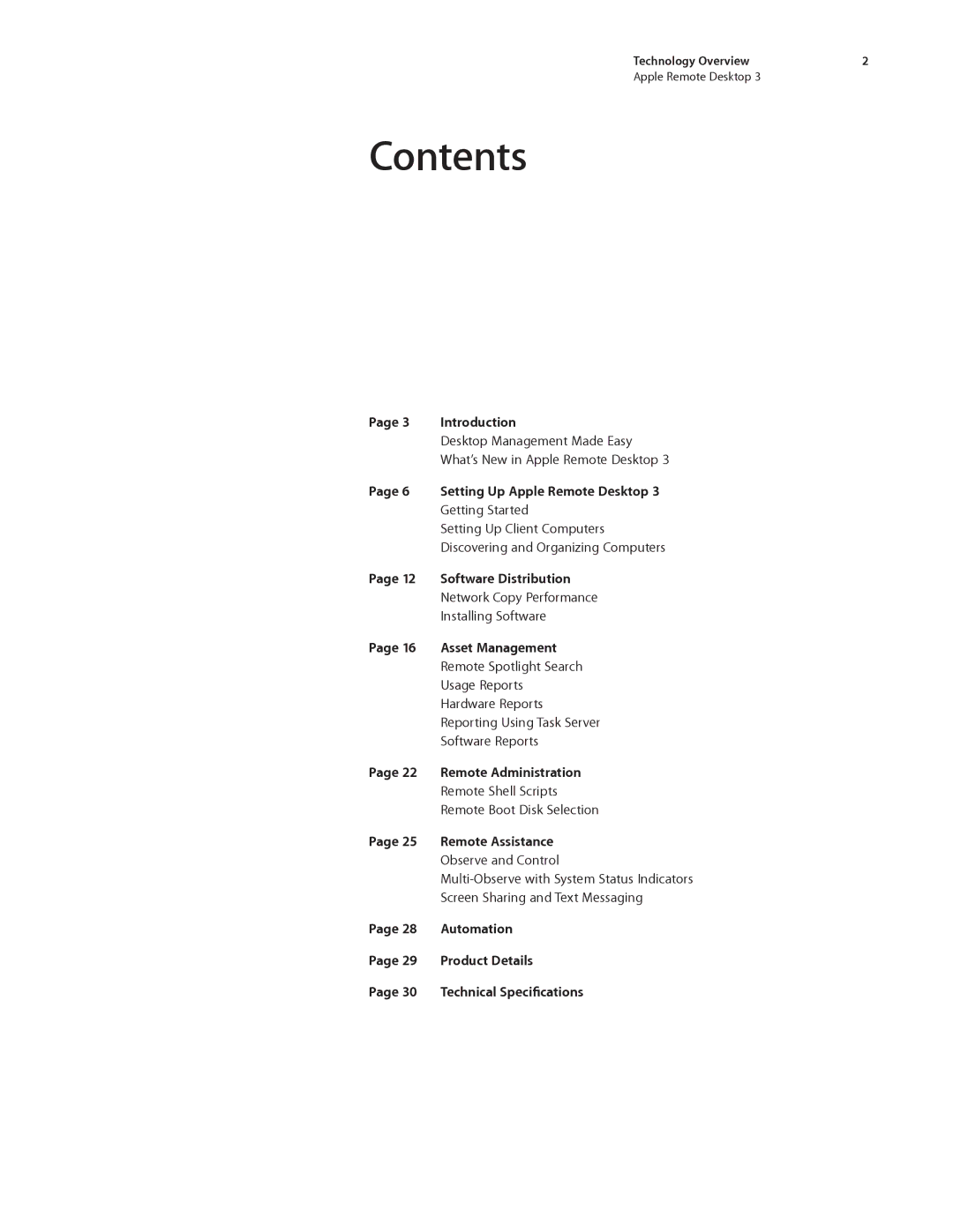 Apple ARD31 manual Contents 