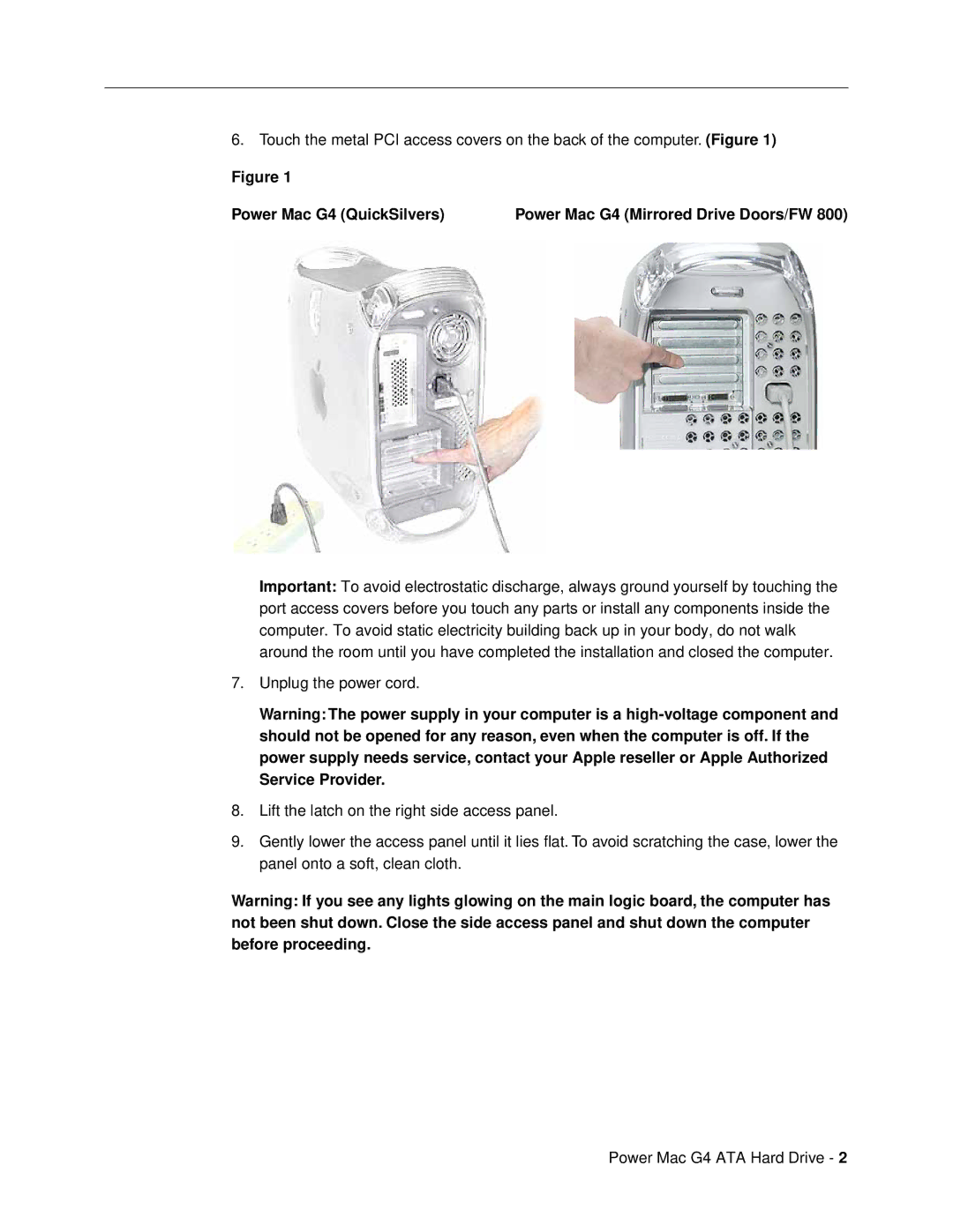 Apple ATA Hard Drive warranty 