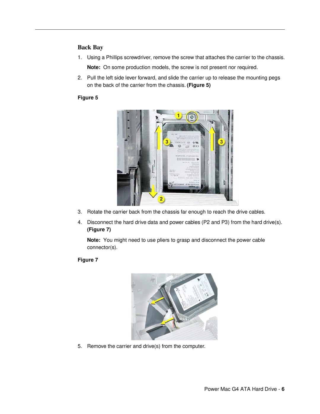 Apple ATA Hard Drive warranty Back Bay 