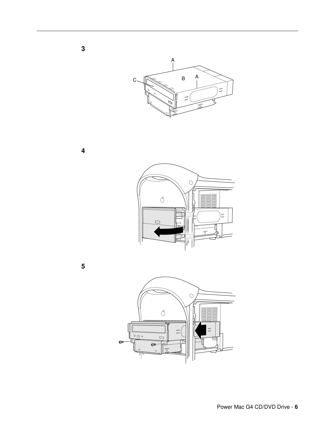 Apple warranty Power Mac G4 CD/DVD Drive 