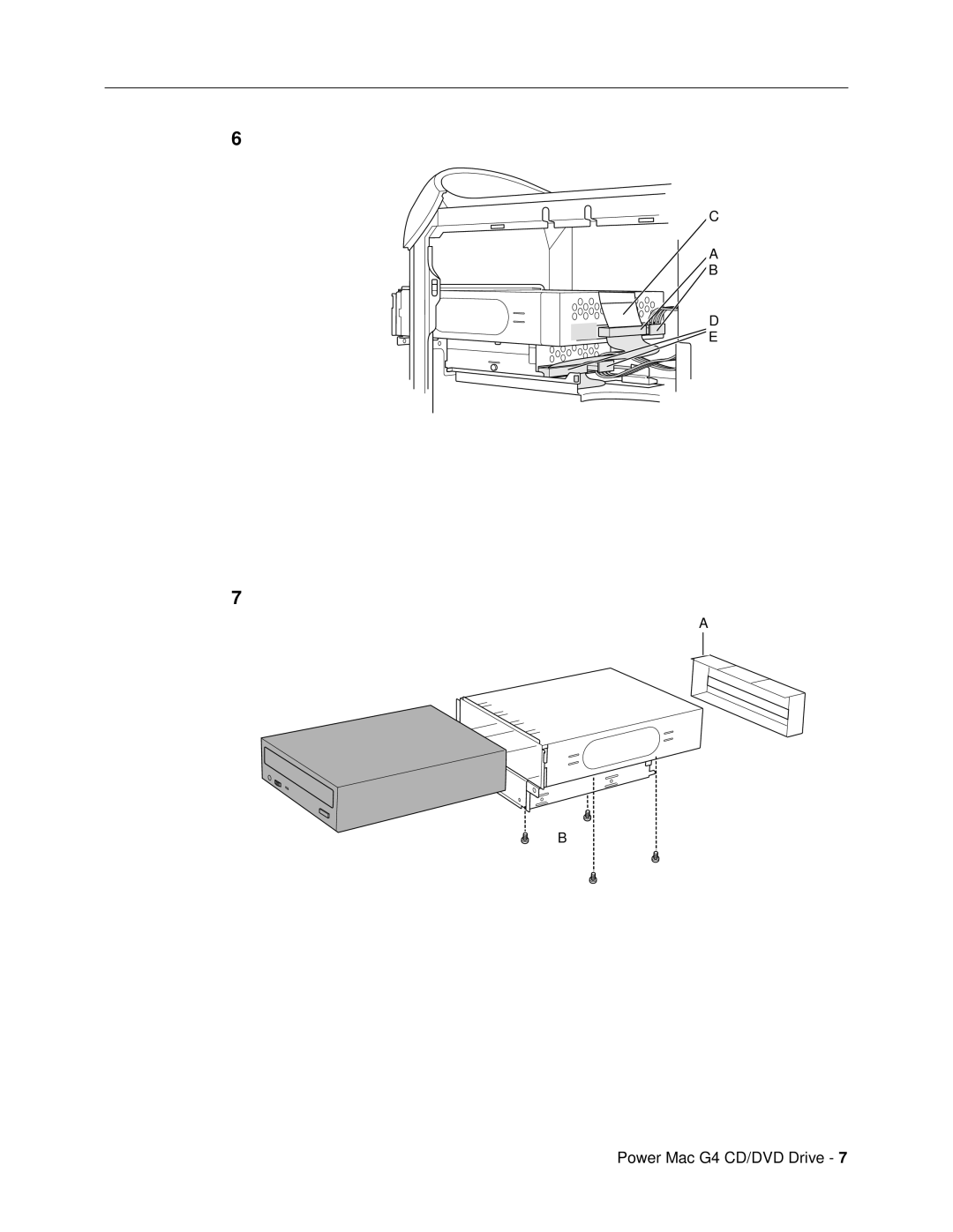 Apple warranty Power Mac G4 CD/DVD Drive 