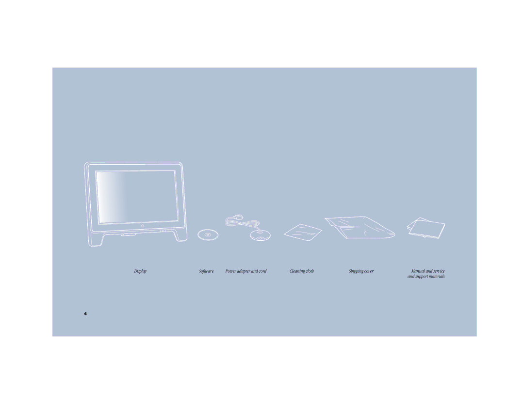 Apple Cinema Display manual Manual and service 