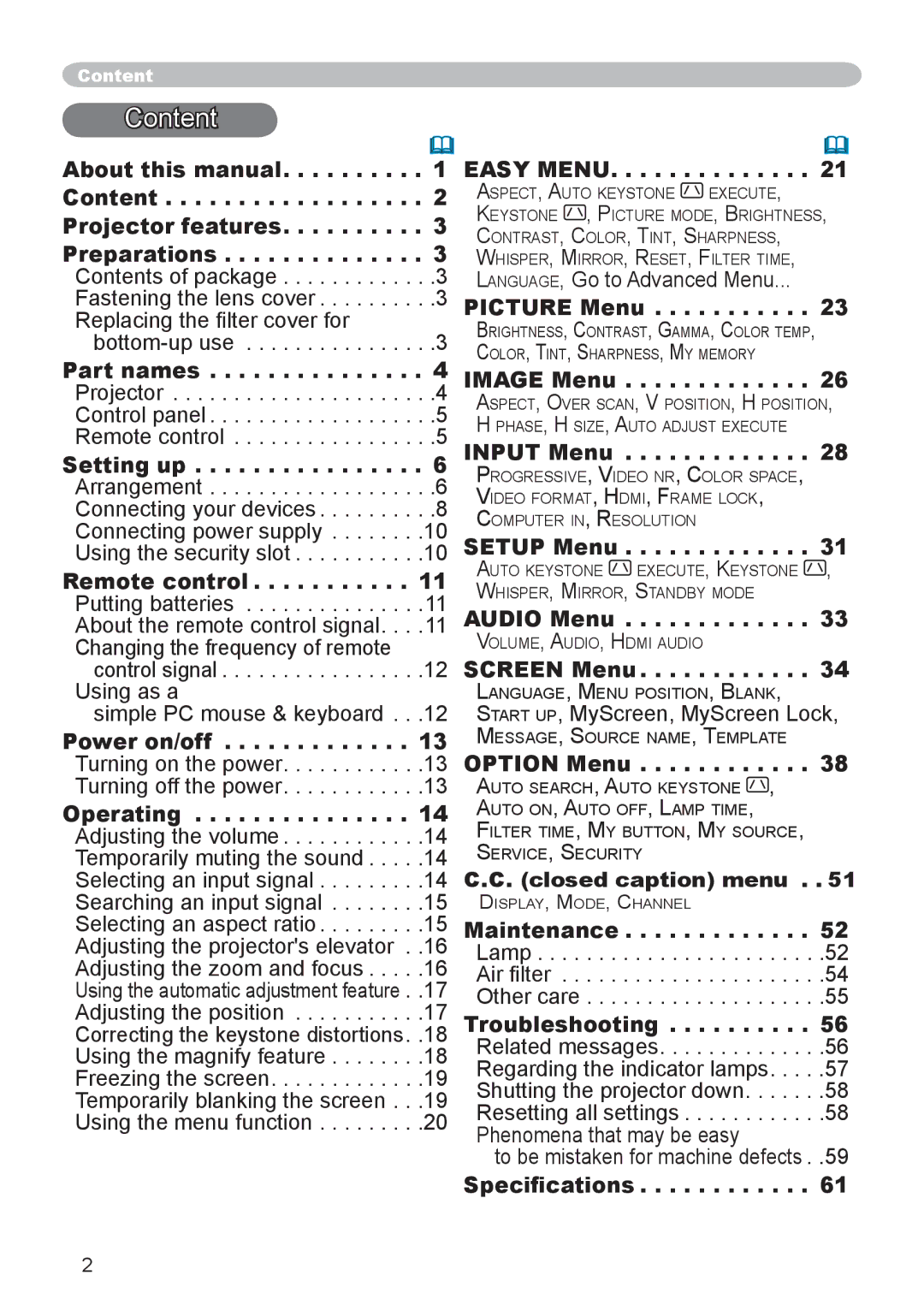 Apple CPX3 manual Content 