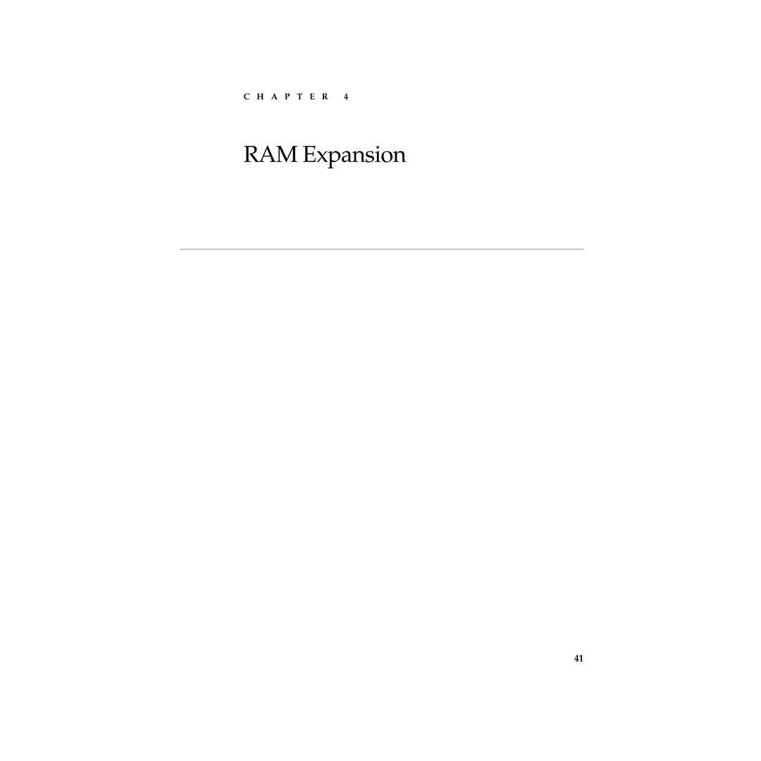 Apple Desktop Computer manual RAM Expansion 