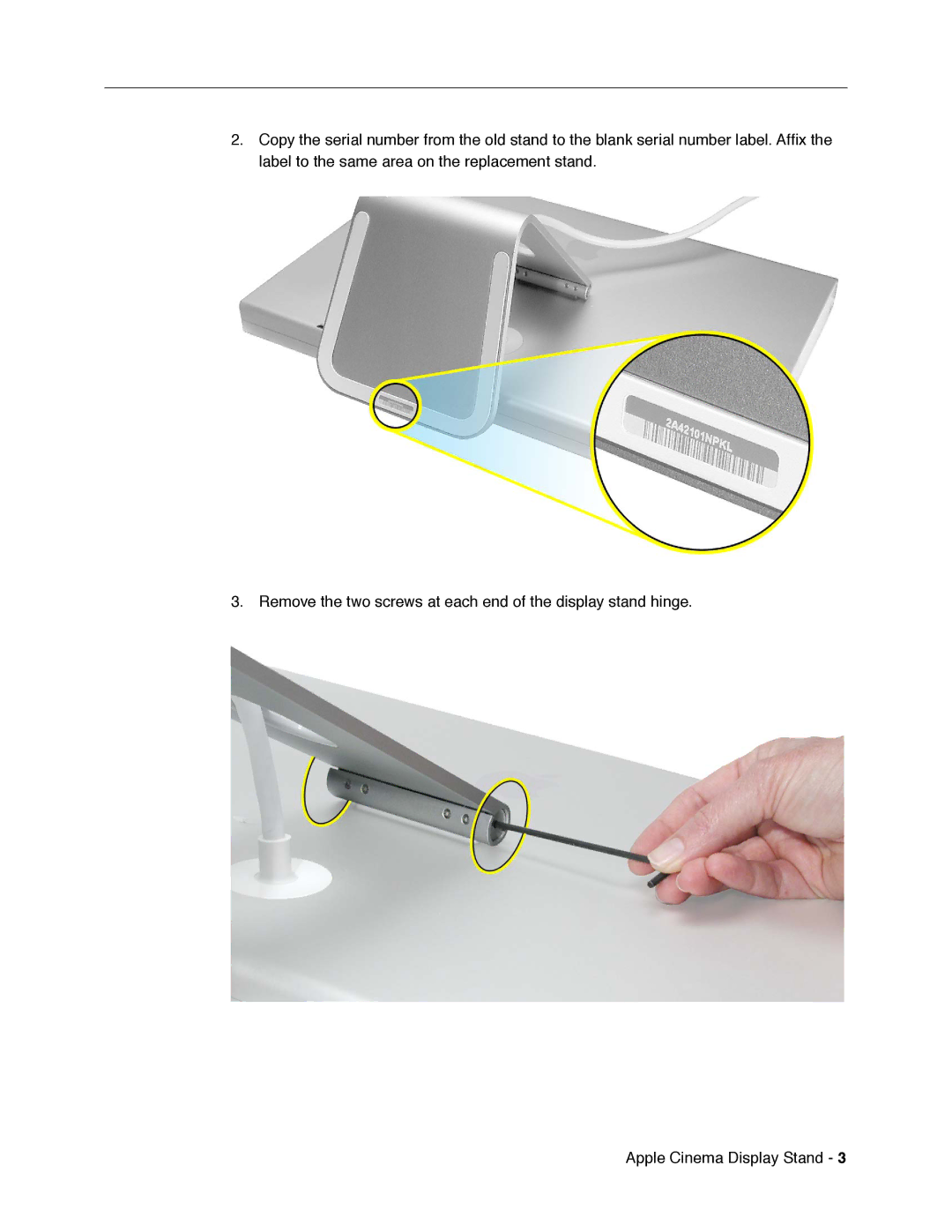 Apple Display Stand warranty 