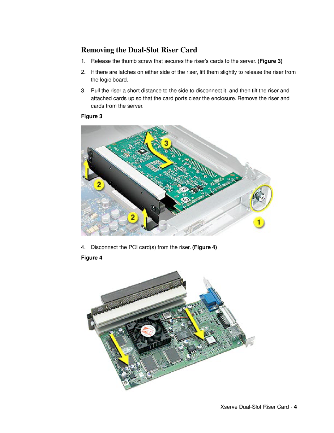 Apple warranty Removing the Dual-Slot Riser Card 