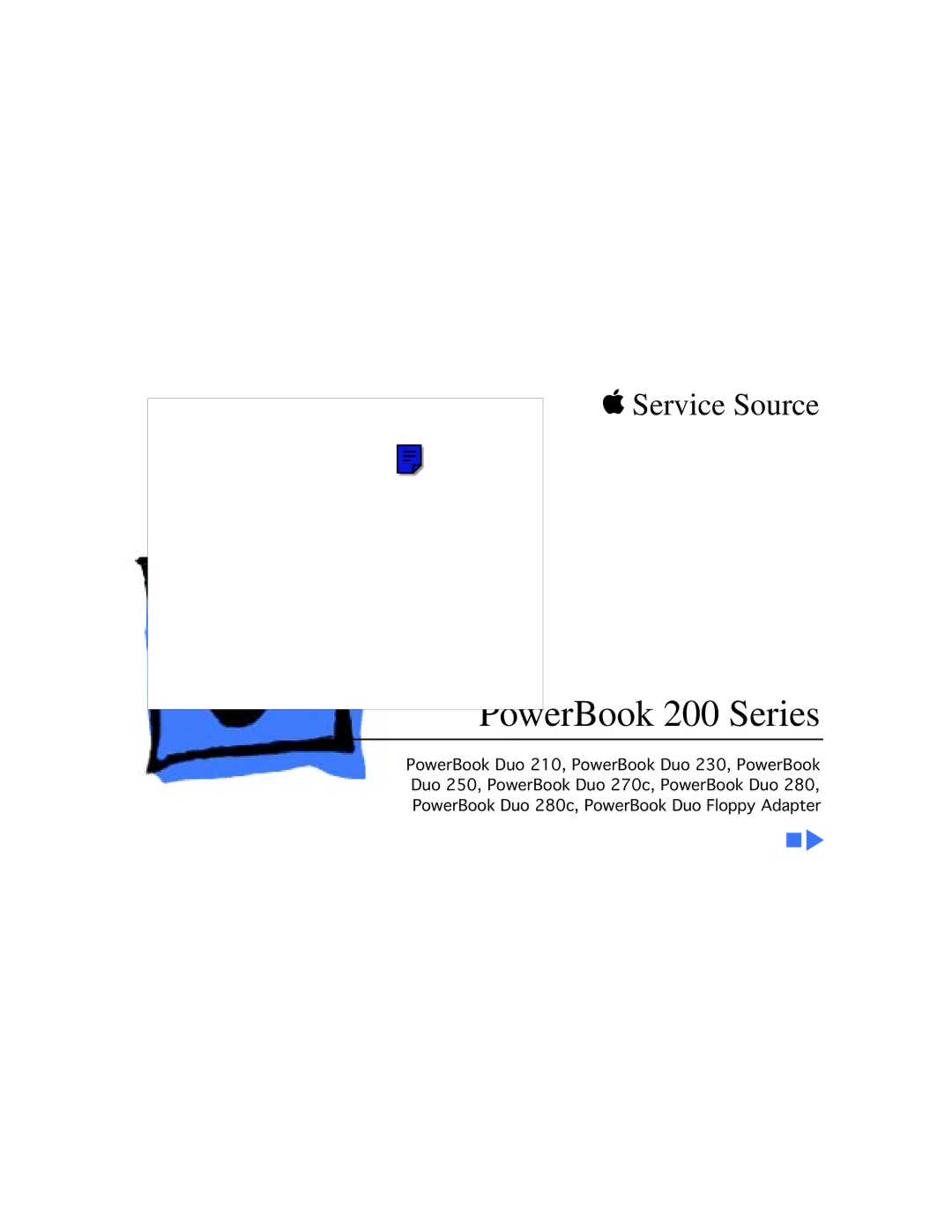 Apple DUO 280C, DUO 27C, 250, 230, POWERBOOK DUO FLOPPY ADAPTER manual PowerBook 200 Series 