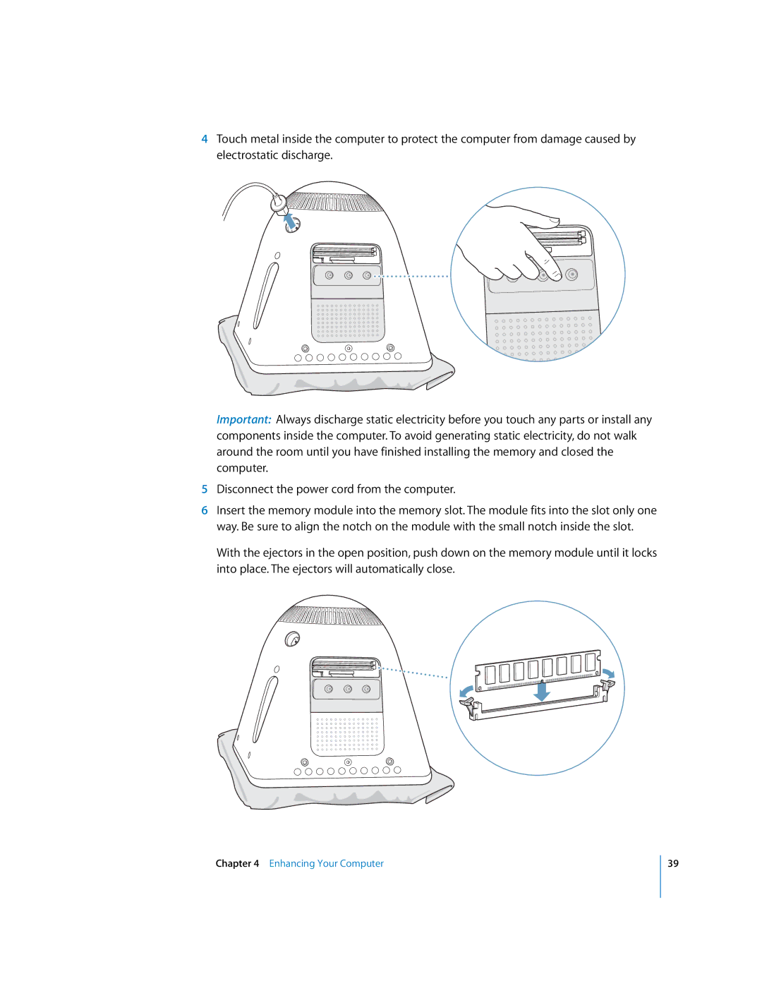 Apple EMac manual Enhancing Your Computer 