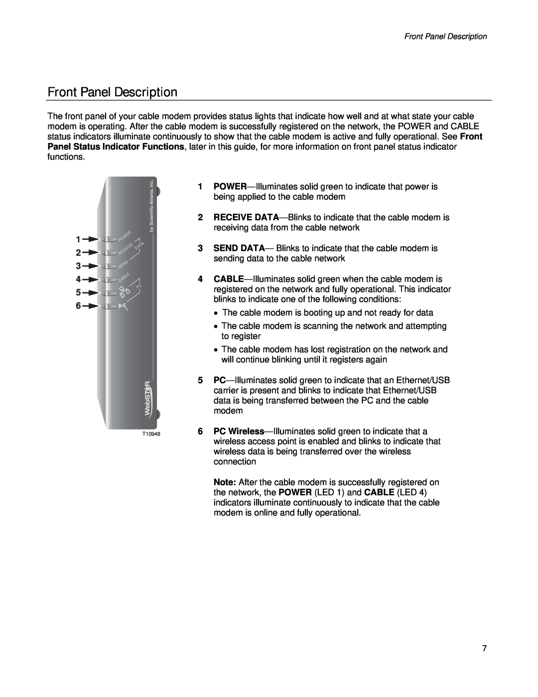 Apple EPR2320TM, DPR2320TM manual Front Panel Description 