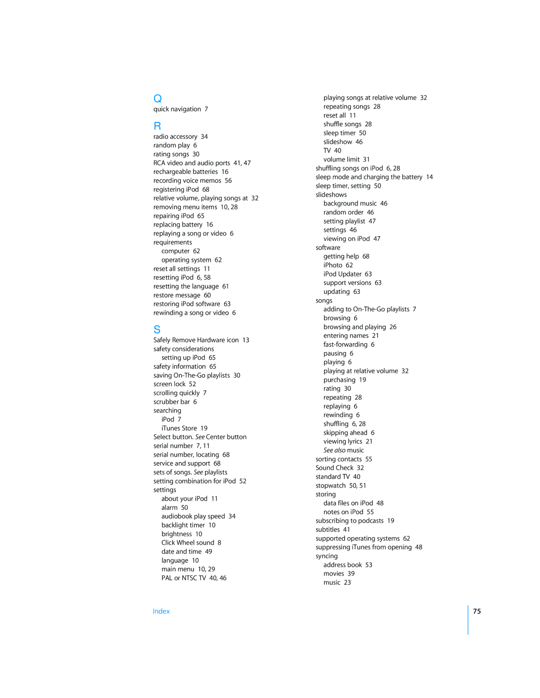 Apple FB029LL/A, FB145LL/A, FB150LL/A, FB147LL/A, A1238, 80 GB MB147LL/A, MB029ZY/A, MB150ZY/A manual Computer 62 operating system 