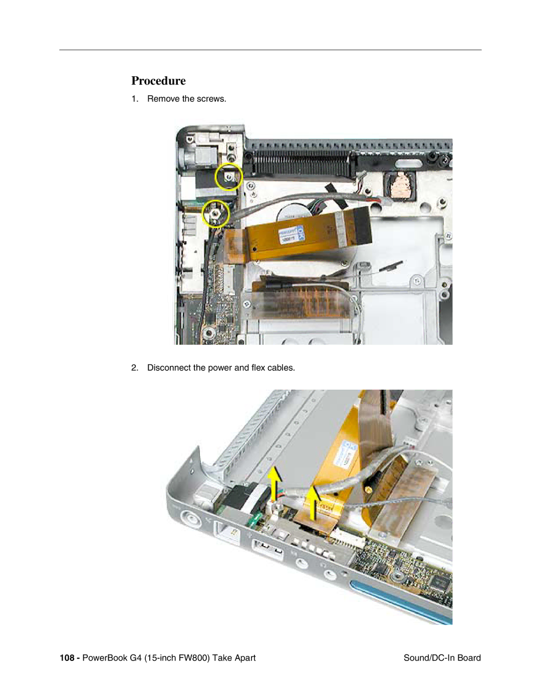 Apple FW800 manual Procedure 