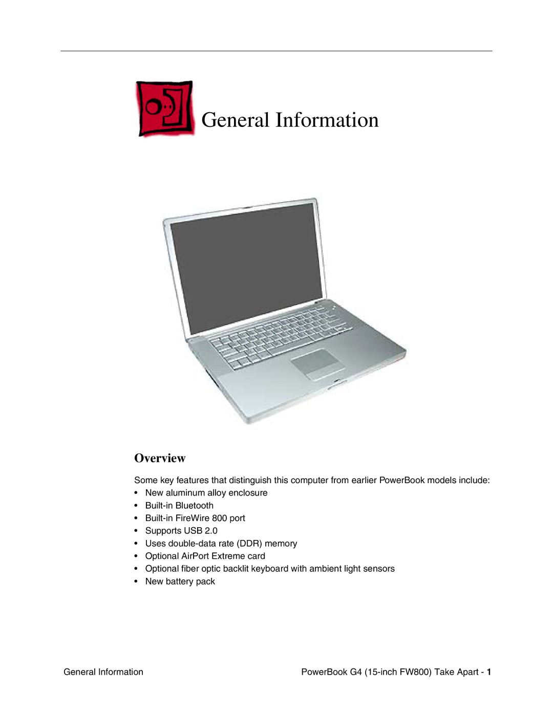 Apple FW800 manual General Information, Overview 