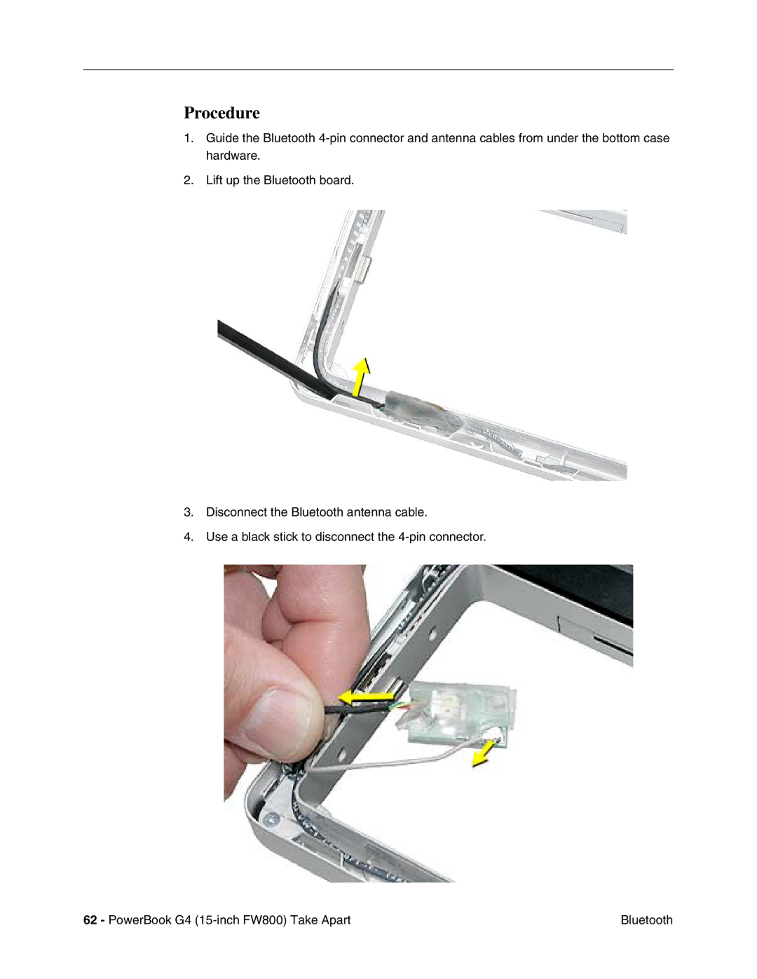 Apple FW800 manual Procedure 