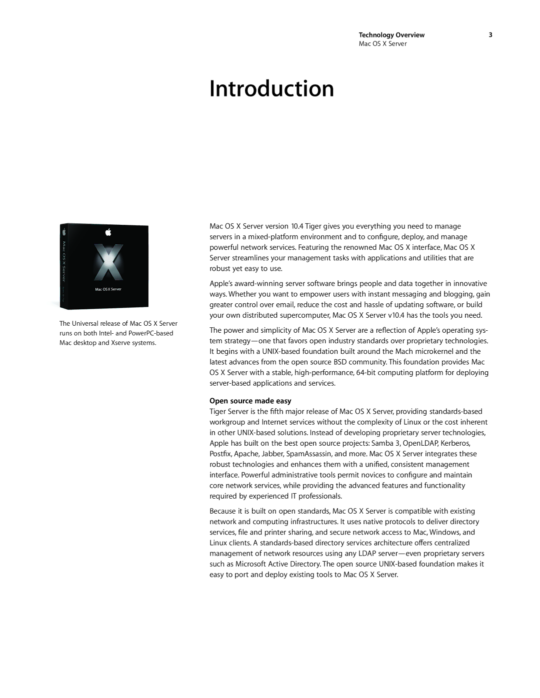 Apple G0442 manual Introduction, Open source made easy 