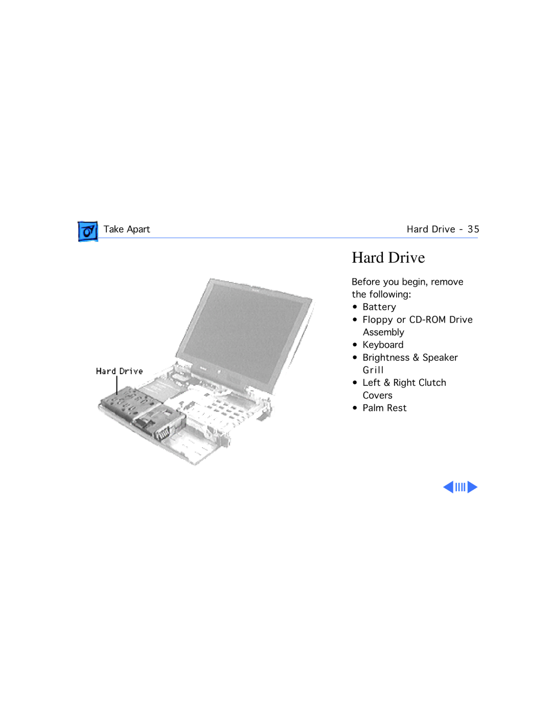 Apple G3, 3400C/200 manual Hard Drive 