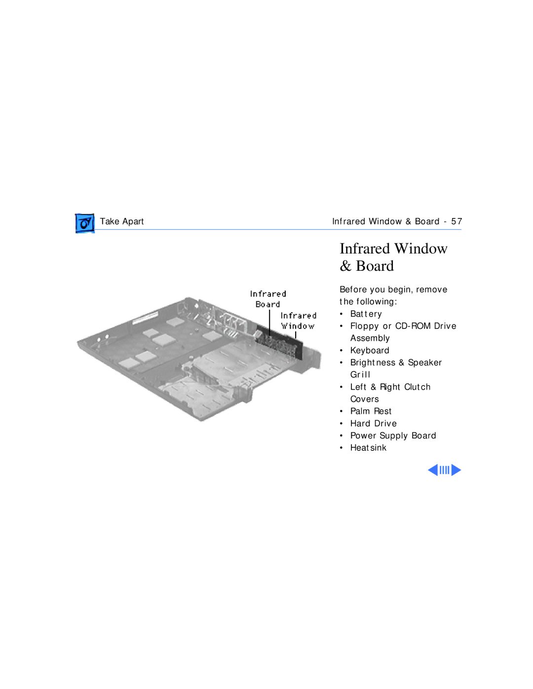 Apple G3, 3400C/200 manual Infrared Window Board 