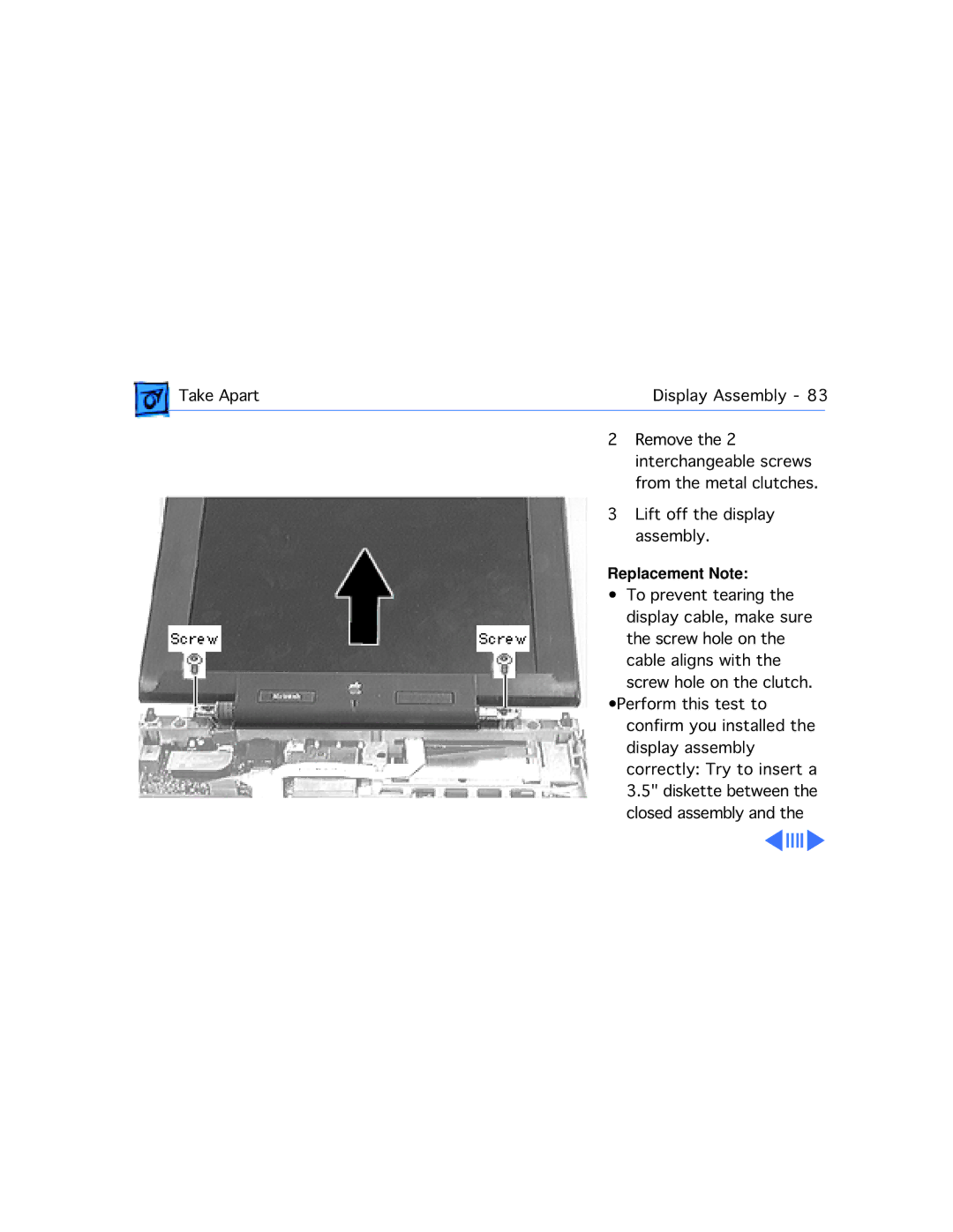 Apple G3, 3400C/200 manual Replacement Note 