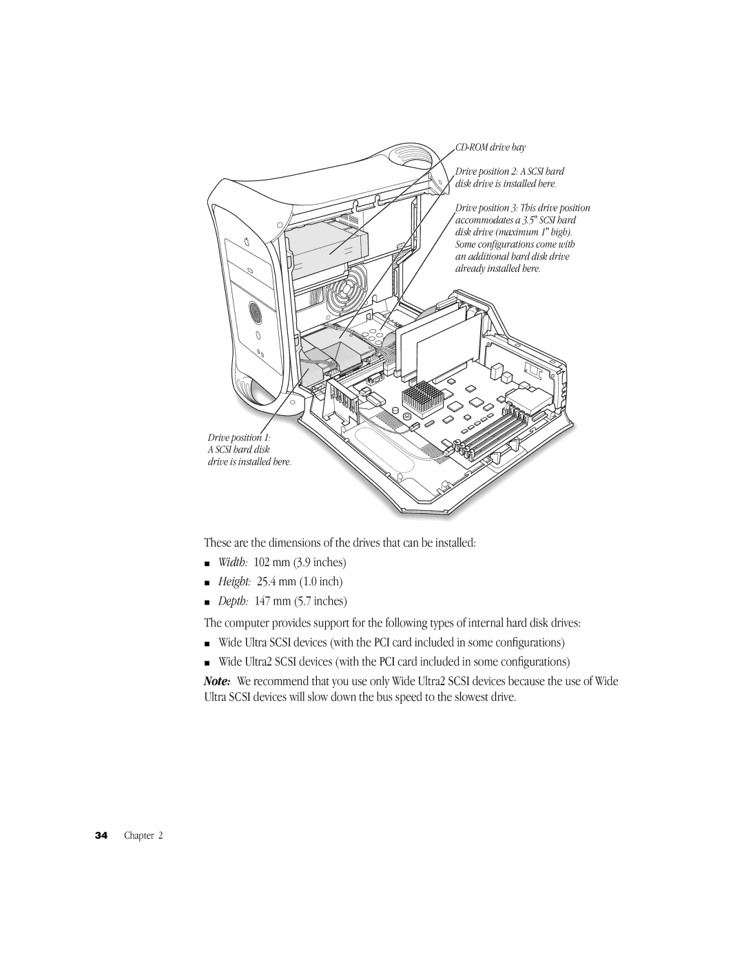 Apple G3 manual CD-ROM drive bay 