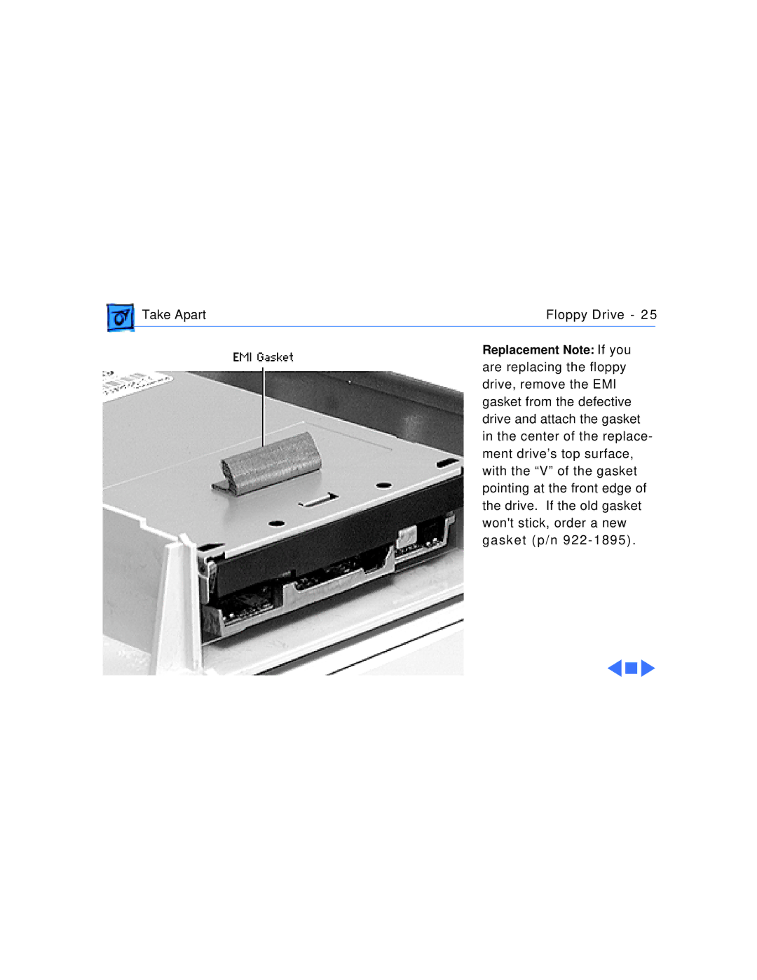 Apple G3 manual Take Apart Floppy Drive 