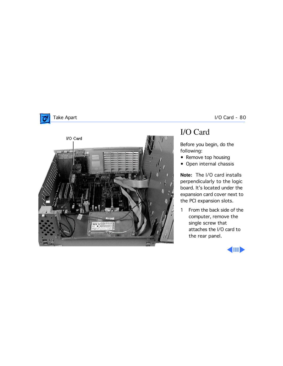 Apple G3 manual Take Apart Card 