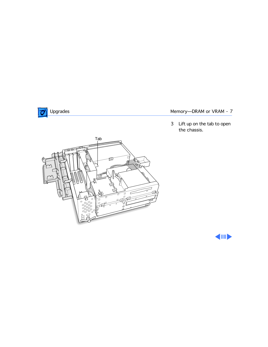 Apple G3 manual Tab 