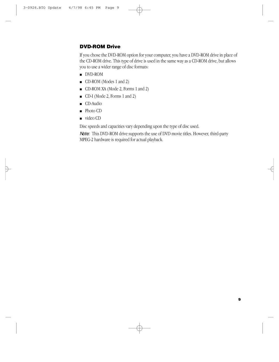 Apple G3 manual DVD-ROM Drive 