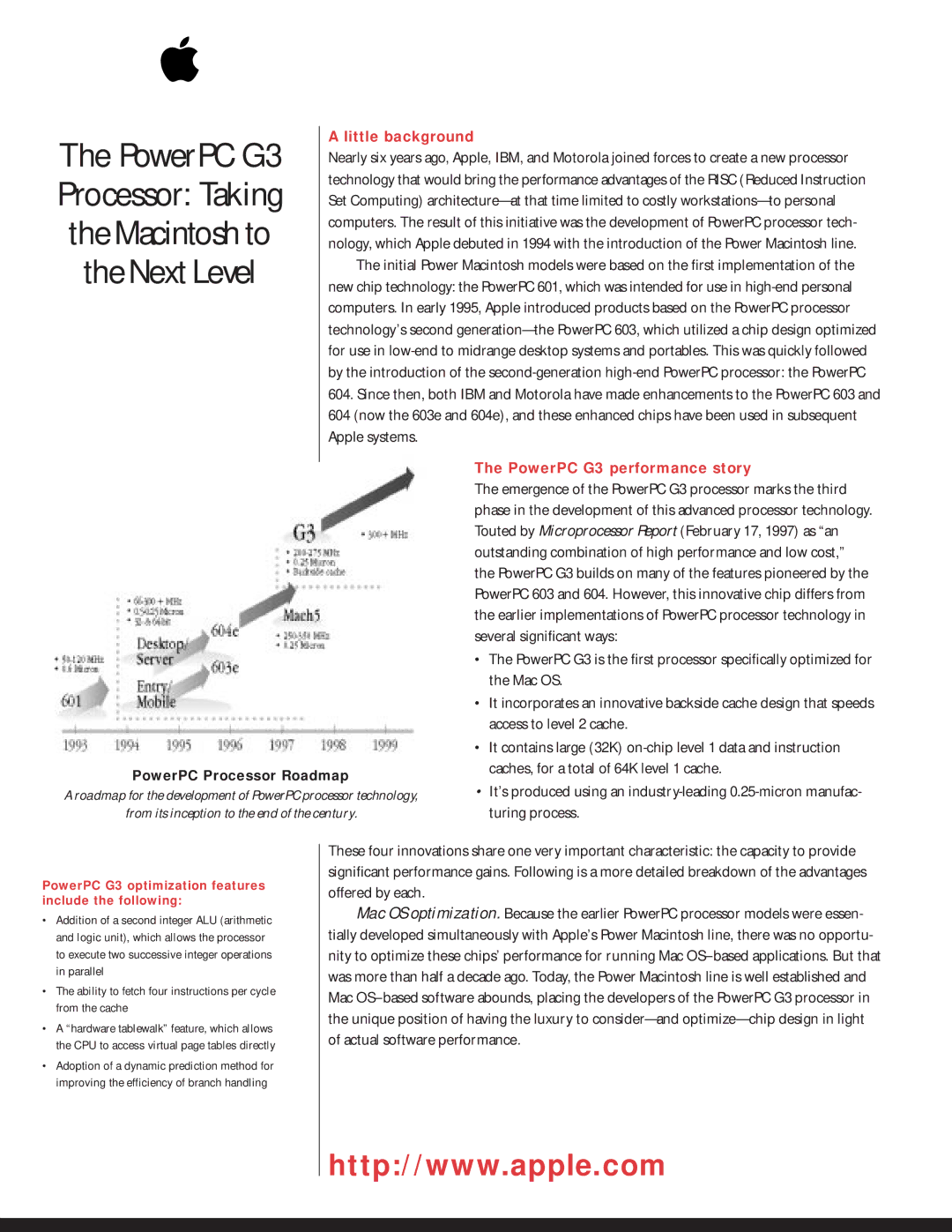 Apple G3 manual Next Level 