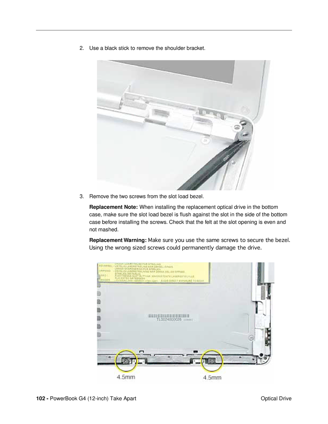 Apple G4 (12-INCH DVI) manual 