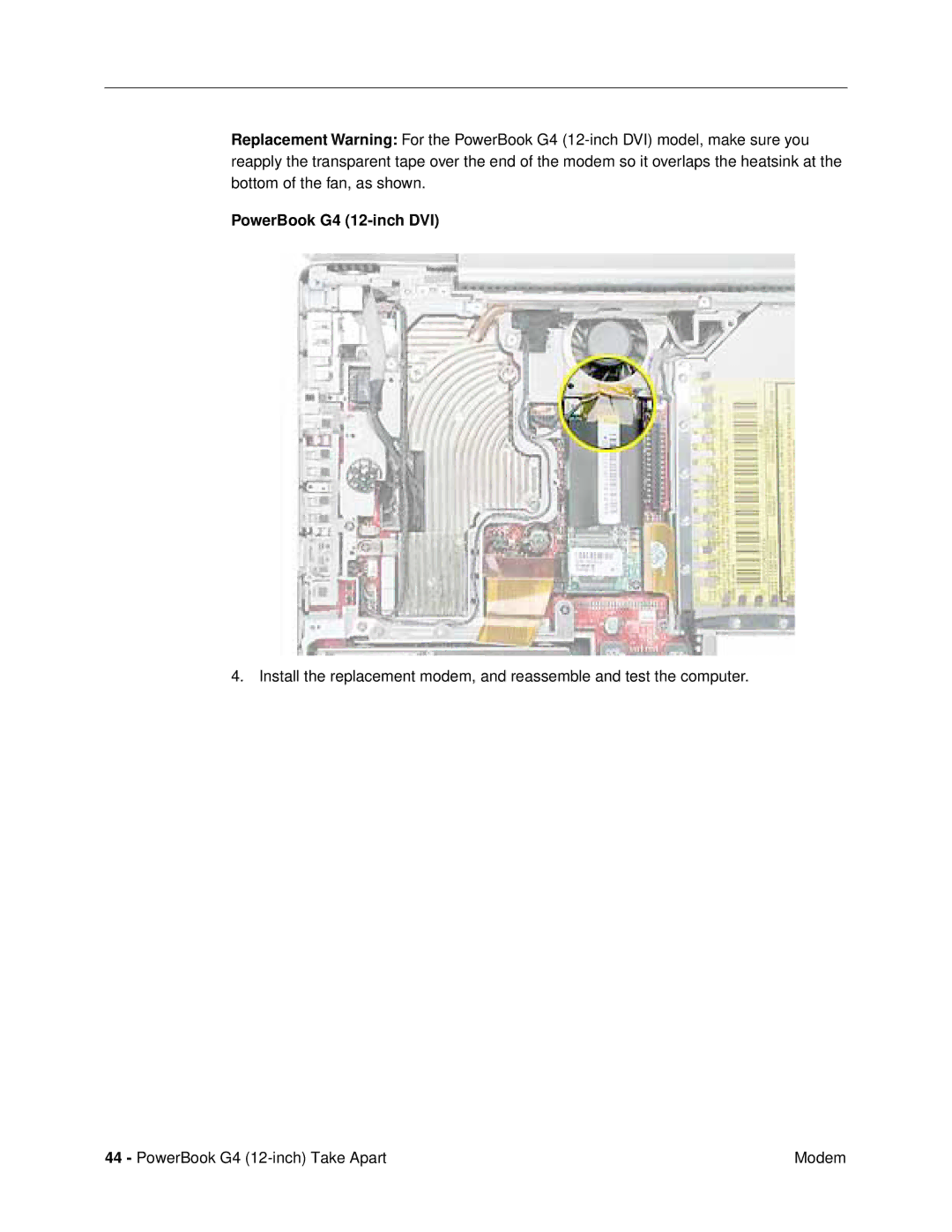 Apple G4 (12-INCH DVI) manual PowerBook G4 12-inch DVI 