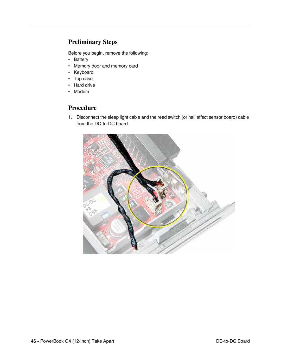 Apple G4 (12-INCH DVI) manual Preliminary Steps 