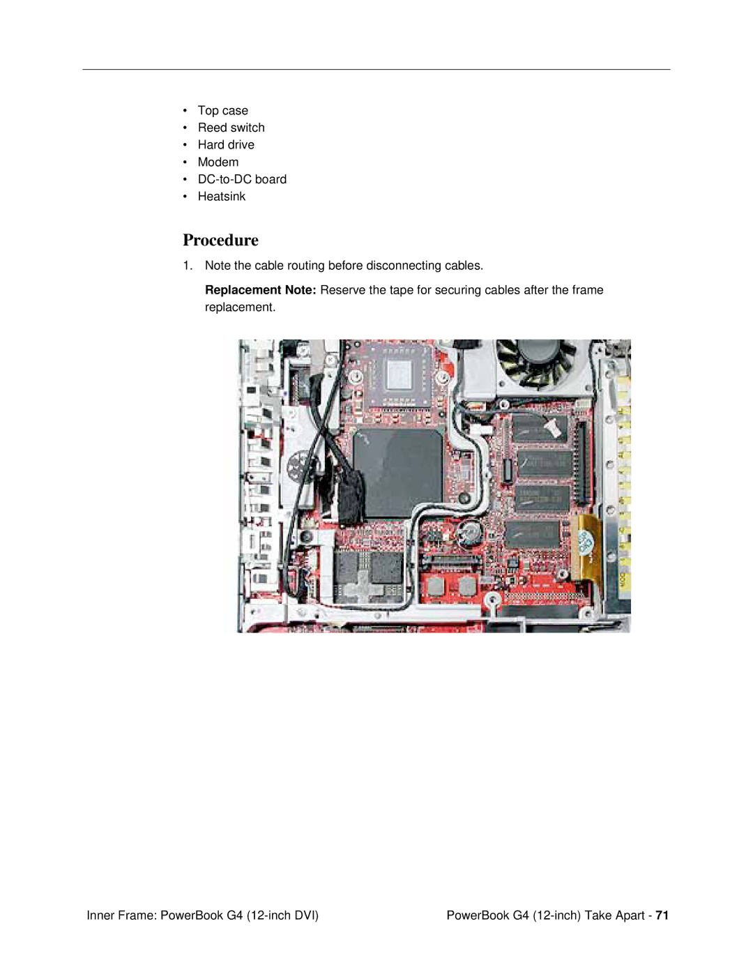 Apple G4 (12-INCH DVI) manual Procedure 