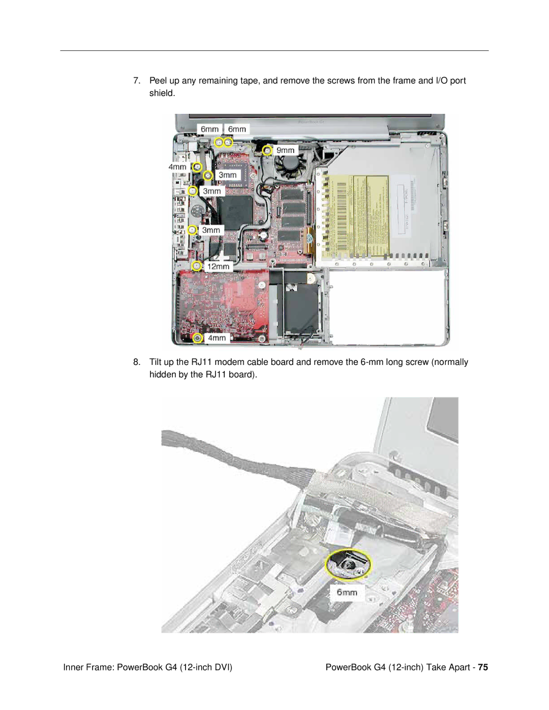 Apple G4 (12-INCH DVI) manual 