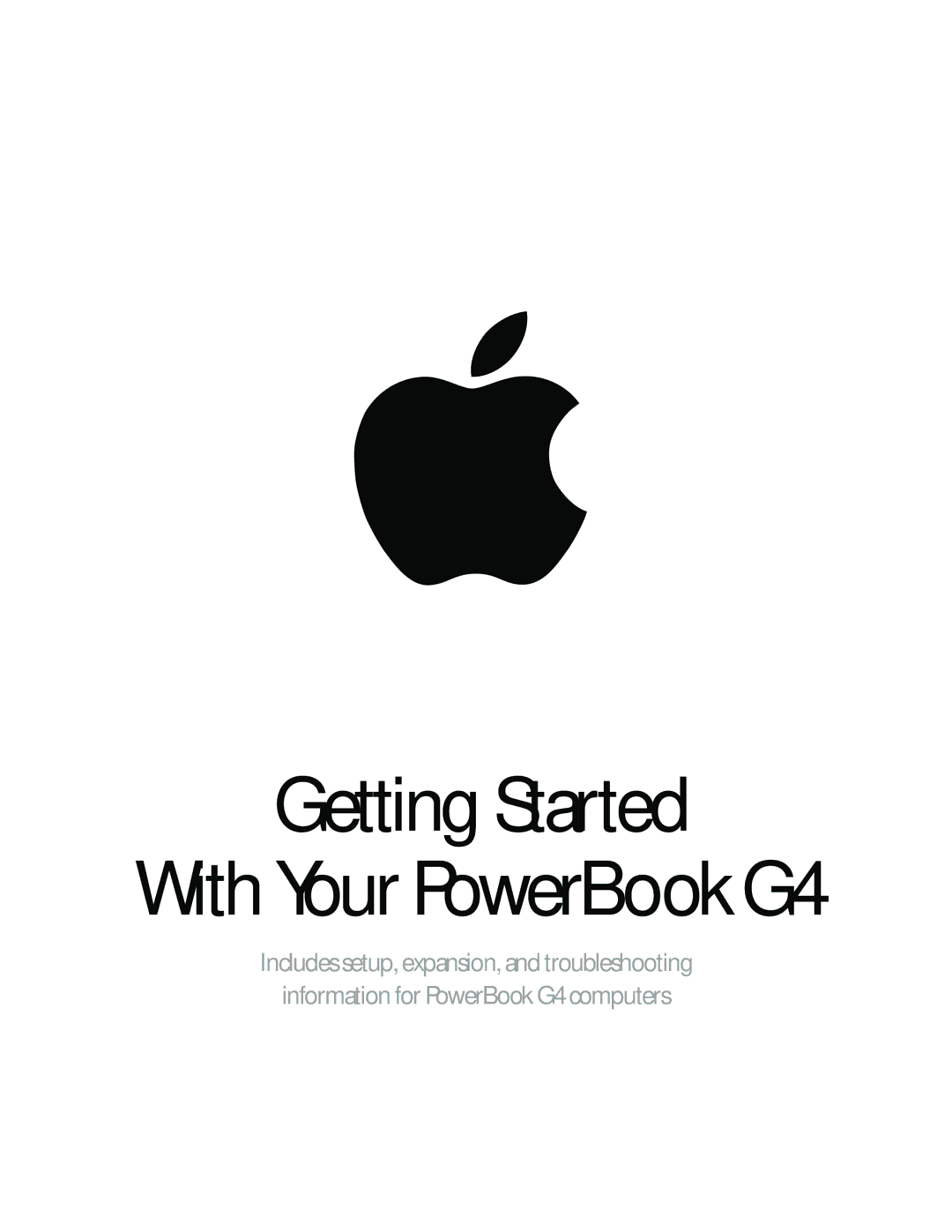 Apple G4 15 manual Getting Started 